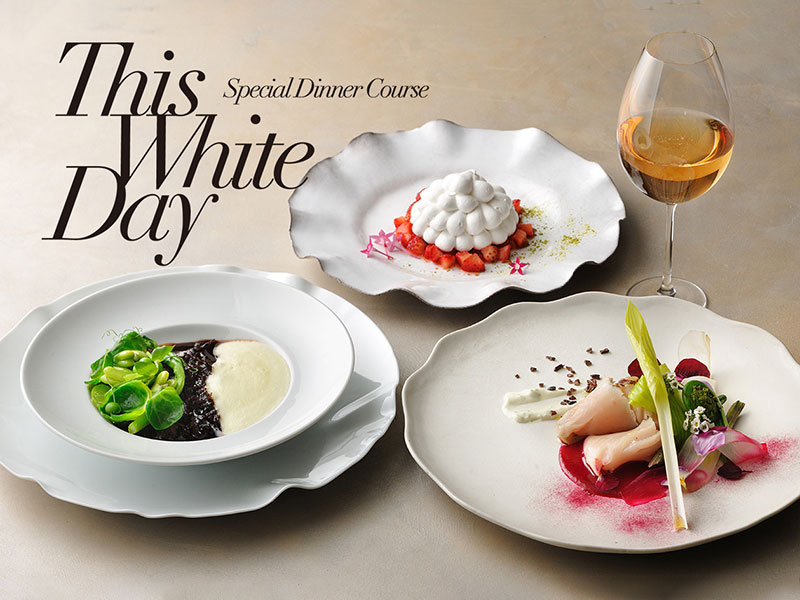 LIVE & DINNER COURSE "THIS WHITE DAY"