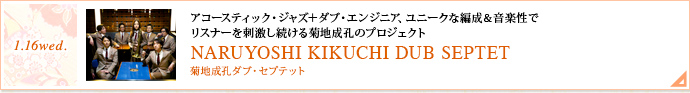 NARUYOSHI KIKUCHI - 菊地成孔