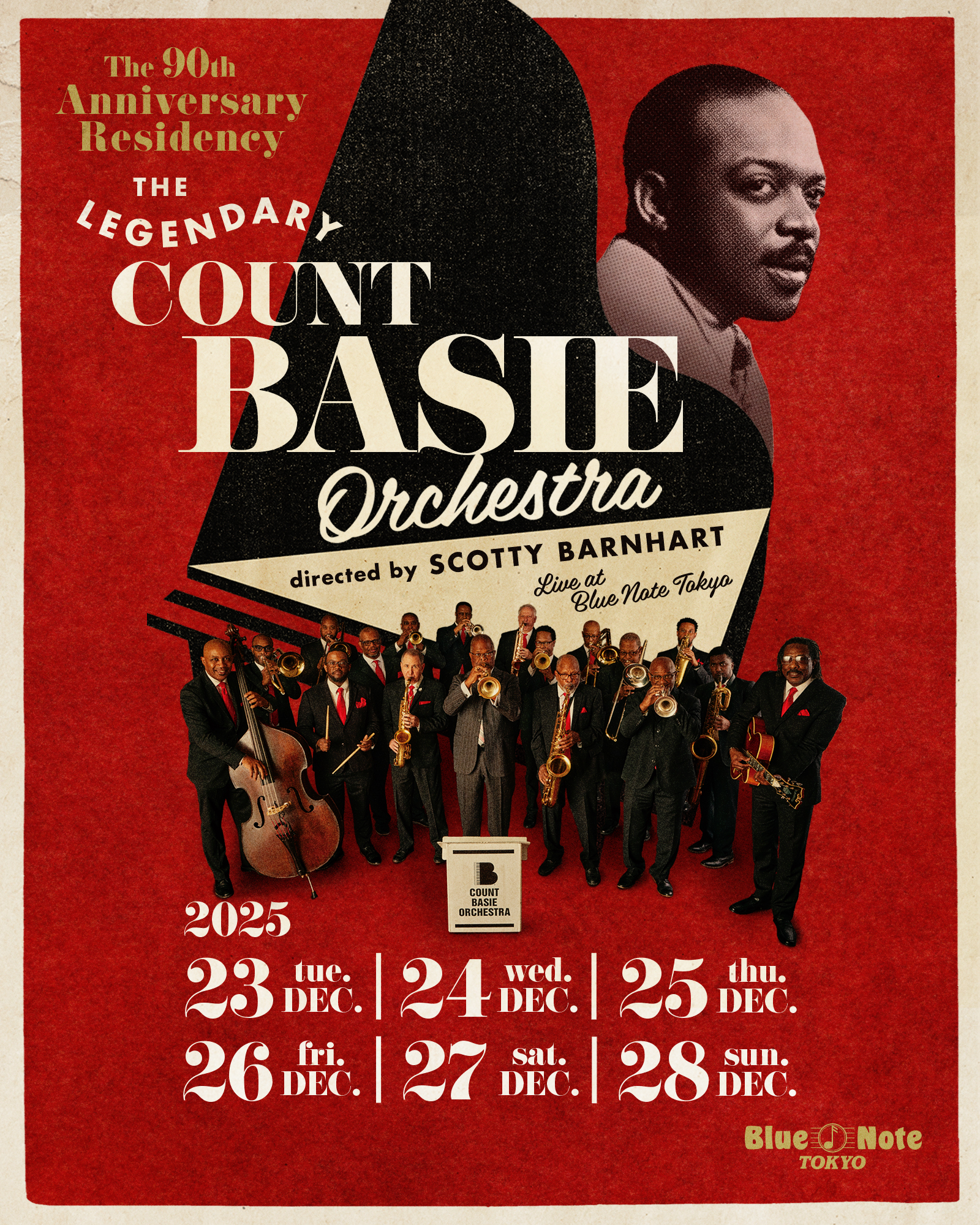 The 90th Anniversary Residency レジェンダリー・カウント・ベイシー・オーケストラ directed by スコッティ・バーンハート キービジュアル（SP）