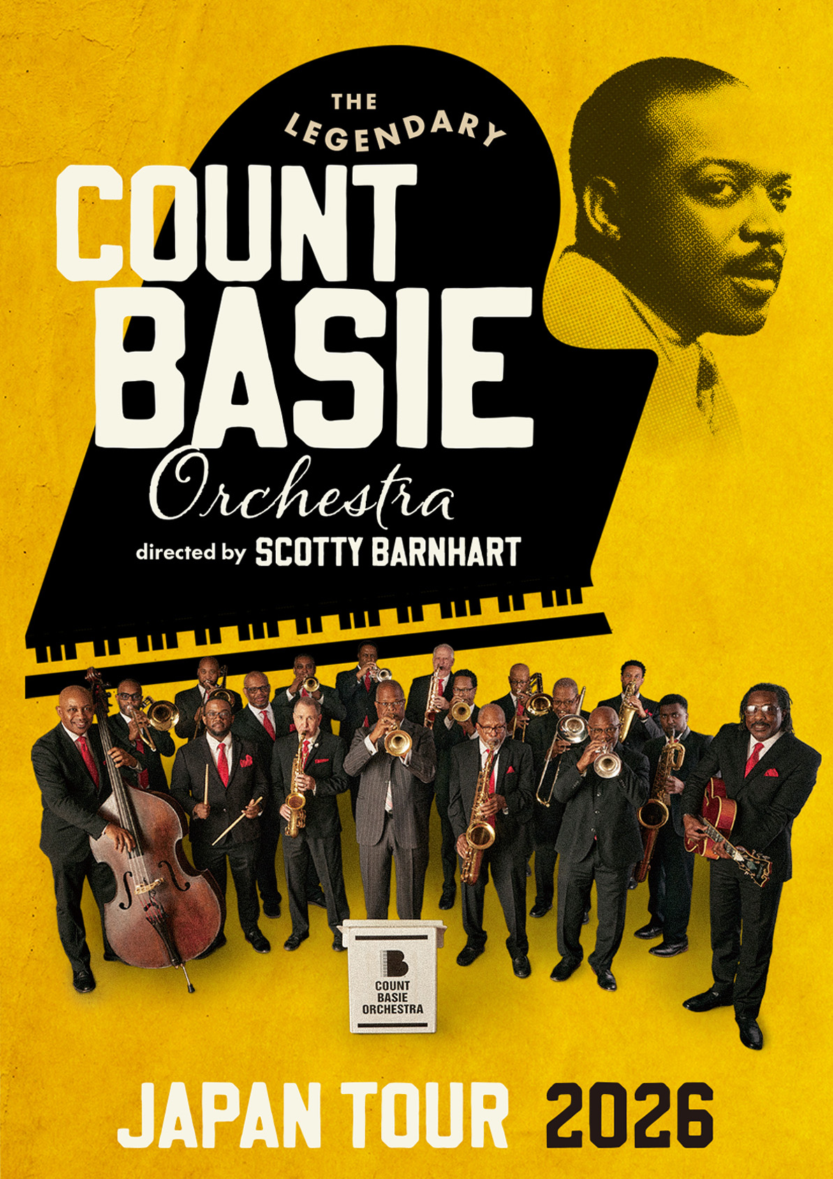 THE LEGENDARY COUNT BASIE ORCHESTRA JAPAN TOUR 2026 キービジュアル（SP）