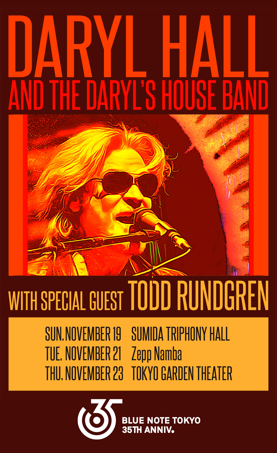 Daryl Hall and the Daryl’s House Band with Special Guest Todd Rundgren