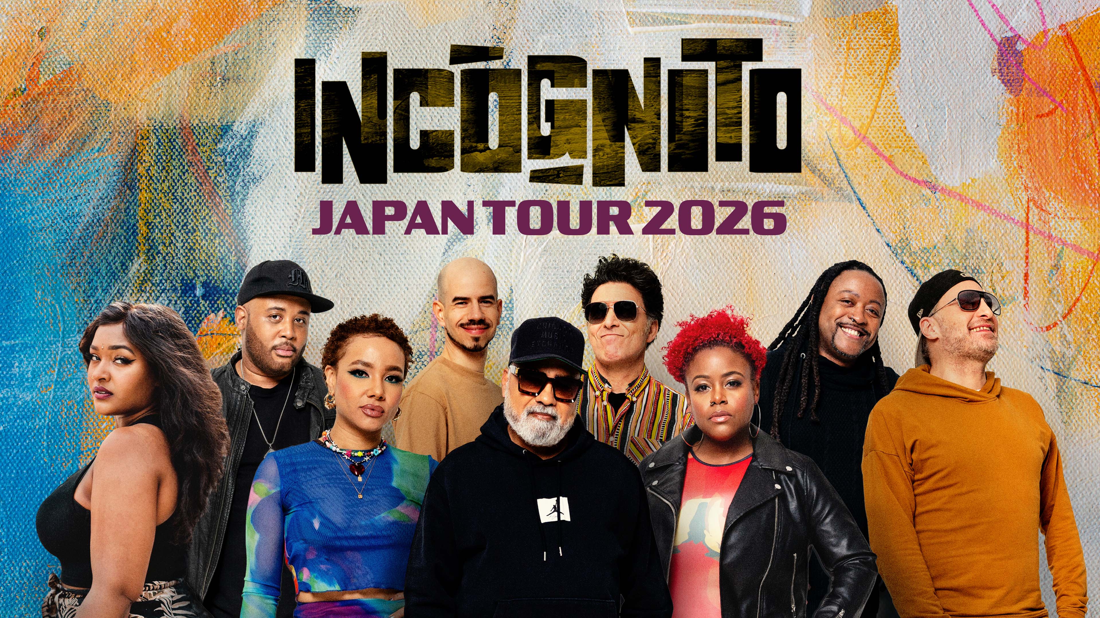 INCOGNITO JAPAN TOUR 2026 キービジュアル