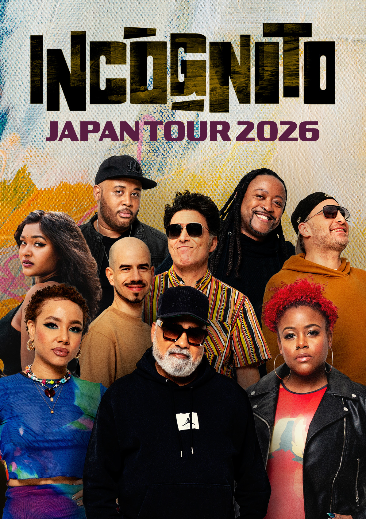 INCOGNITO JAPAN TOUR 2026 キービジュアル（SP）