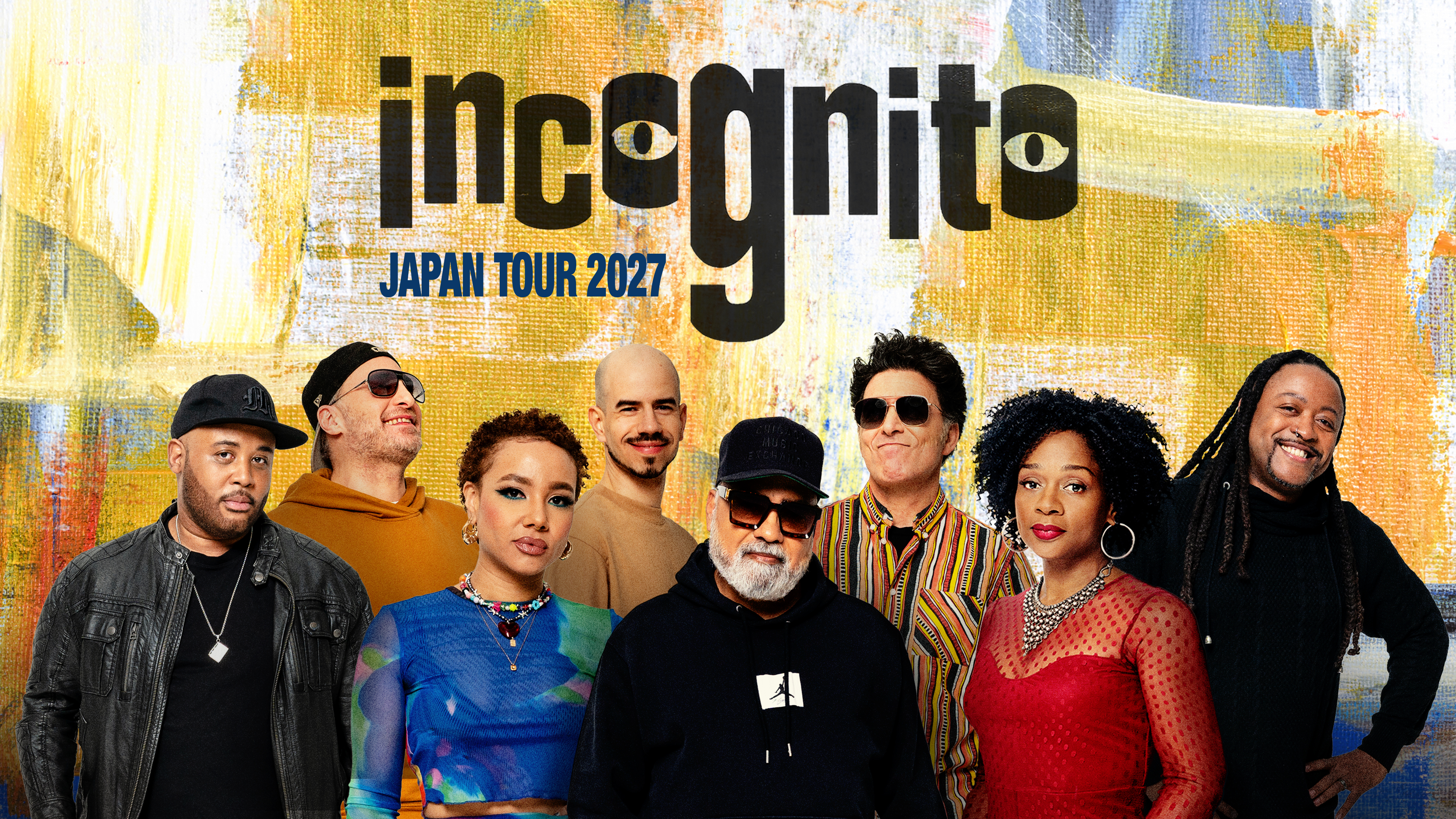 INCOGNITO JAPAN TOUR 2027 キービジュアル