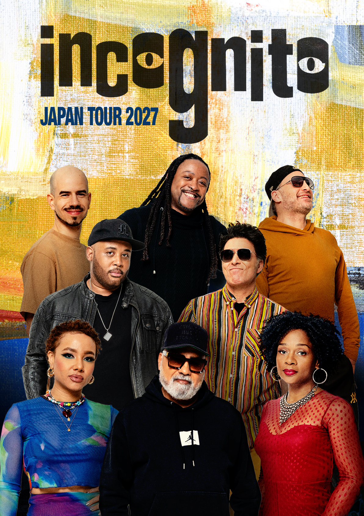 INCOGNITO JAPAN TOUR 2027 キービジュアル（SP）