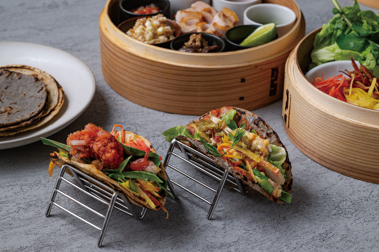 季節野菜とフルーツのカルパッチョ